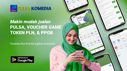 Android application Pulsa Komedia screenshort