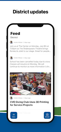 Essex Westford Schools Screen 2