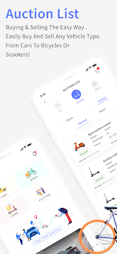 Android application CARTOBIKE screenshort