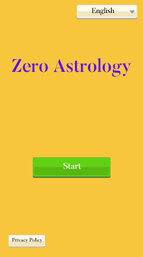 Android application Zero Astrology screenshort