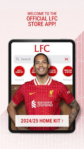 Screenshot of Official Liverpool FC Store
