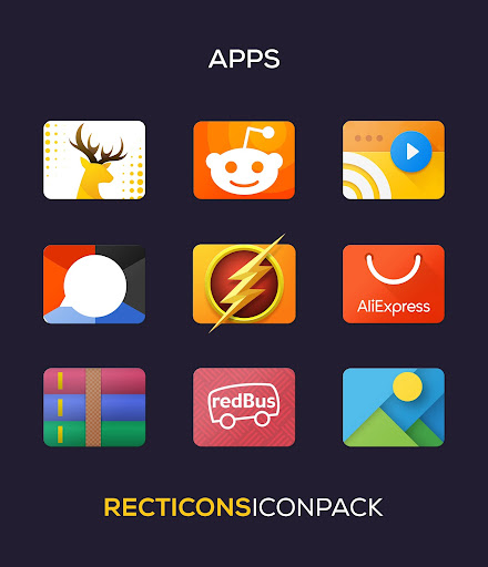 Recticons - Pack d'icônes