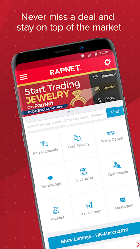 Android application RapNet, The Diamond Market screenshort