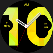 Hybrid Yellow Watch Face