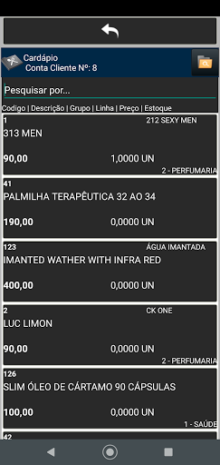Android application Imperium Gourmet - Garçom screenshort