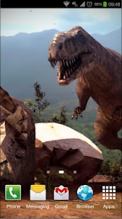 Dinosaurs 3D Pro lwp Skärmdump