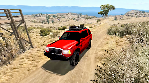 Android application Offroad Xtreme Jeep driving 3d screenshort