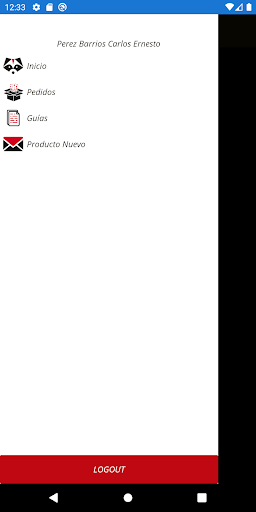 Android application Mapache Express Gestor screenshort