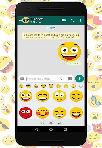Stickers Big Emoji WAStickerApps