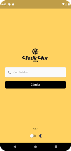 Android application Tetik Turizm screenshort