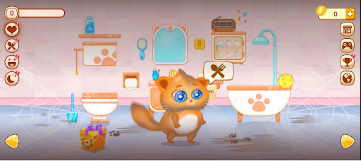 Android application Purrfect Care screenshort