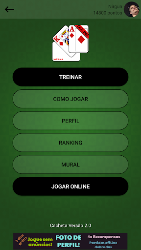 Android application Cacheta - Jogo de Cartas Onlin screenshort