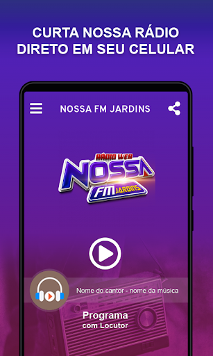 Android application Nossa FM Jardins screenshort