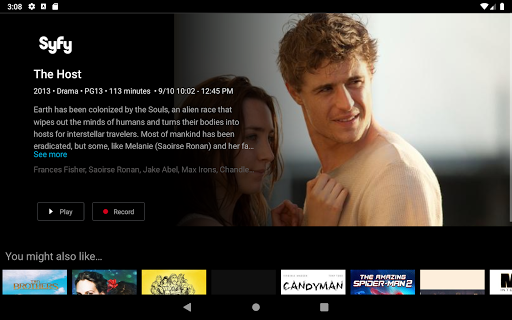 Screenshot of StreamTV by Buckeye Broadband
