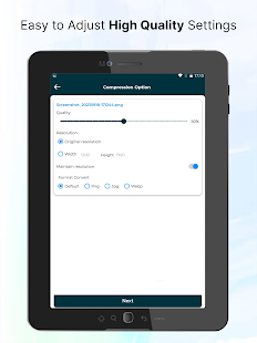Video & Image Compressor App Captura de pantalla
