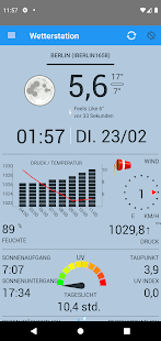 Wetterstation Tangkapan layar