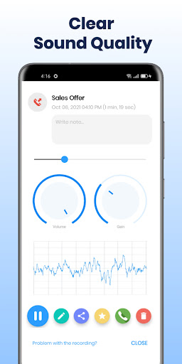 Recorder-Voice Changer IntCall Screen 2