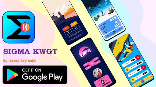 Android application Sigma KWGT screenshort
