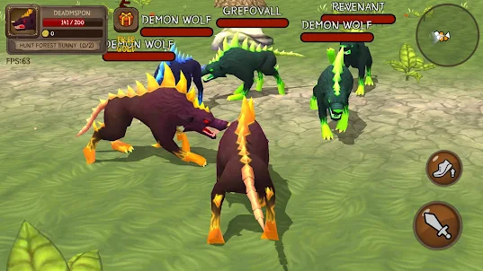 Wolf Survival Simulator