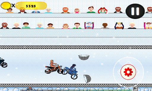 Android application 2D Bike Race screenshort