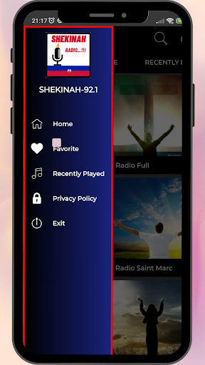 Android application Radio Shekinah 92.1 Haiti screenshort