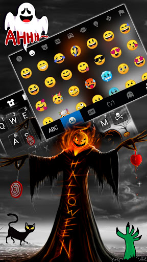 Halloween Monster Keyboard Bac Screen 3