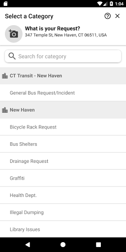 New Haven Connect Screen 3