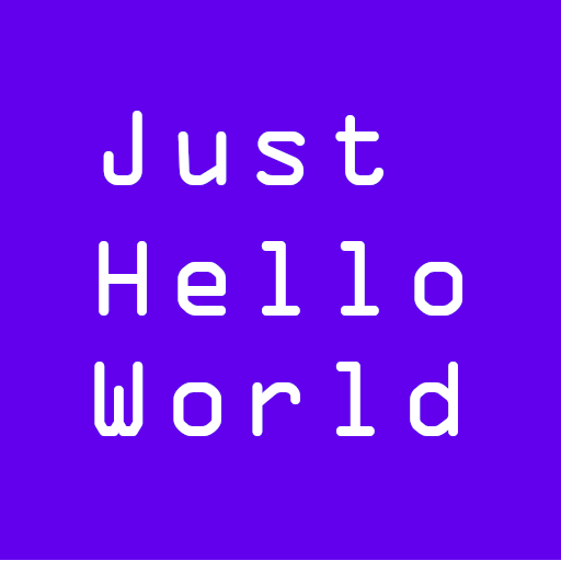 Just Hello World logo