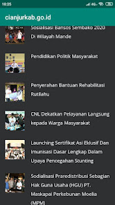 Website Pemkab Cianjur 1.0 APK + Mod (Unlimited money) إلى عن على ذكري المظهر
