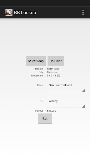 Rail Baron Lookup 2.0 Screen 3