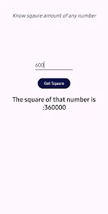 Know Number Square