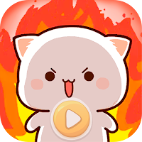 Mochi Peach Cat Animated Stickers for WhatsApp