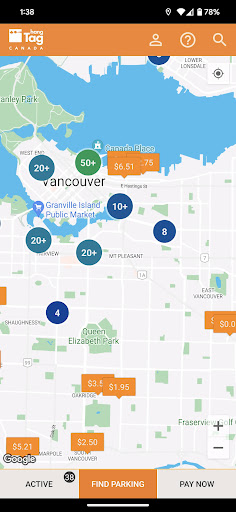 hangTag Canada: Park & Go Screenshot 2 - AppWisp.com