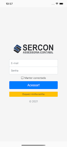 Android application Sercon Assessoria Contábil screenshort