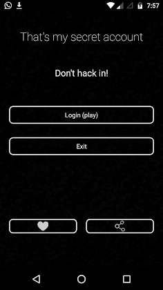 The Secret Account - Screenshot 1