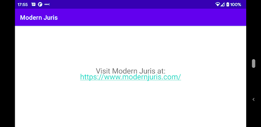 Android application Modern Juris screenshort