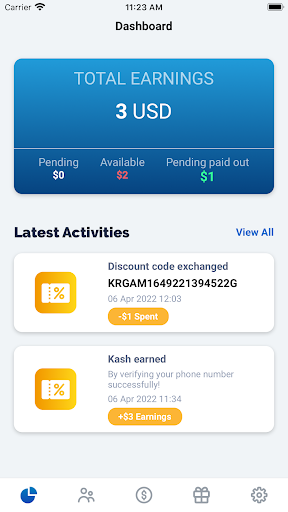 Screenshot of Savvy: Earn Cash-back Rewards
