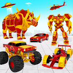 Cover Image of Download Rhino Robot Truck Robot Car 40 APK
