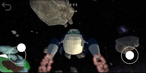 Android application Viagem Espacial screenshort