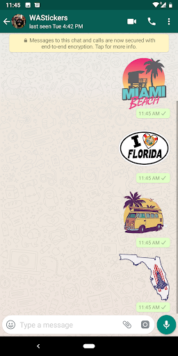 Florida stickers for WhatsApp Screen 2
