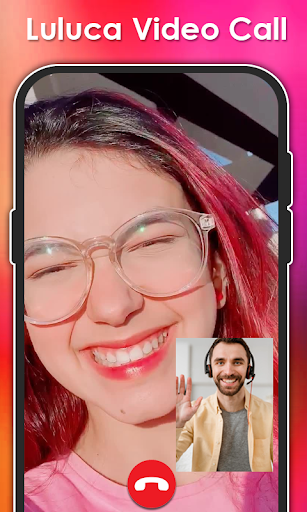 Luluca Fake video Call Screen 3