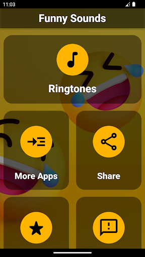 Android application Funny Sms Ringtones screenshort