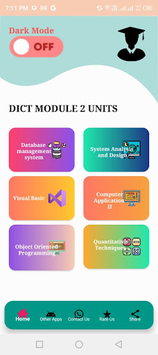 Android application Diploma in ICT module 2 Notes screenshort