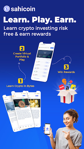 Android application Sahicoin: Discover crypto screenshort