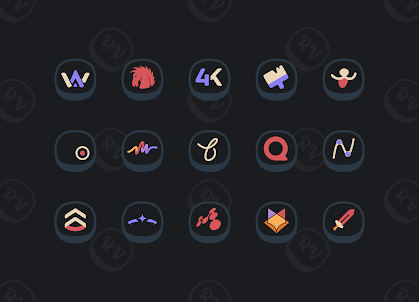 ReVin Dark - Icons Pack