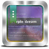 Purple dream GO SMS icon