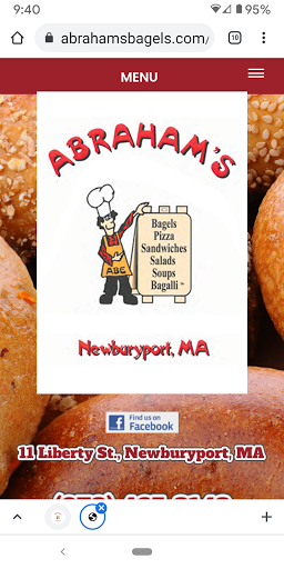 Abrahams Bagels Screen 3