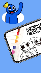 RAINBOW FRIENDS COLORING BOOK