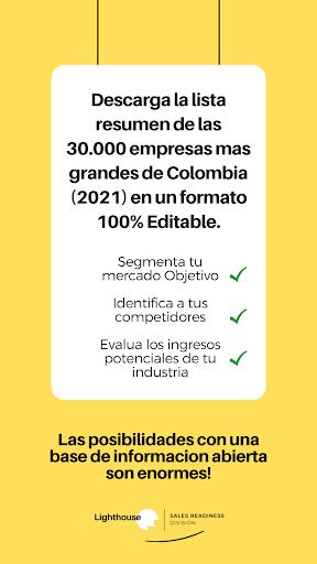 Android application Las 30k Mayores Colombia 2021 screenshort