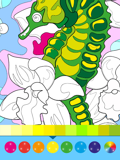 Underwater World Coloring Book Screen 3